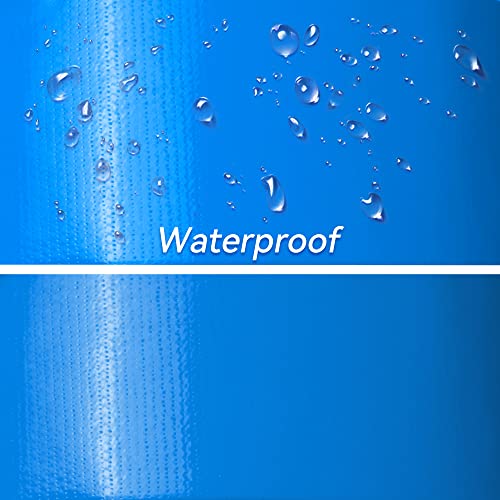 Image of Reniteco Sky Blue Duct Tape- 3 inches x 45 Yards, Waterproof & All-Weather, No Residue, UV Resistant, Heavy Duty for Car, Home & Outdoor Repairs, 1 Roll
