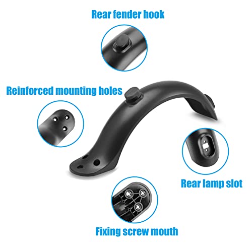 Yungeln Rear Mudguard Scooter Fender Bracket Scooter Replacement Accessory Support Mudguard Bracket Fender Compatible With Scooter Xiaomi 1S / M365 / Pro #TOP1