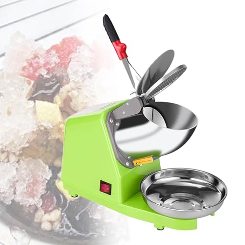 Générique Broyeur à Glace électrique avec Lames en Acier Inoxydable, Efficace et économe en énergie pour Un Usage Domestique et Professionnel, idéal pour Les Smoothies et la Glace pilée