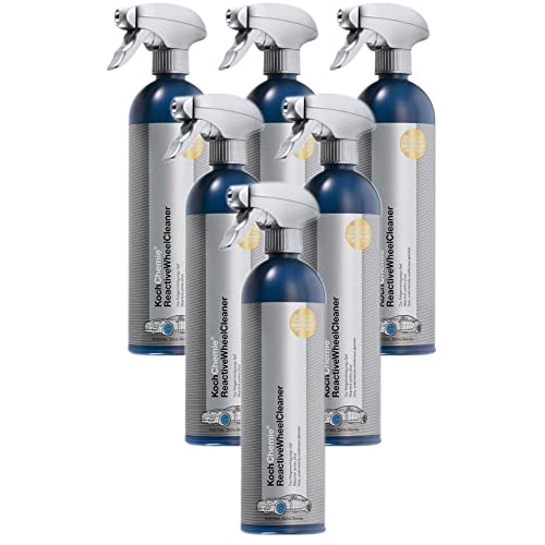 Koch Química 6 x Reactive Wheel Cleaner Limpiador Llantas Llanta de Gel Limpiador 750 ML