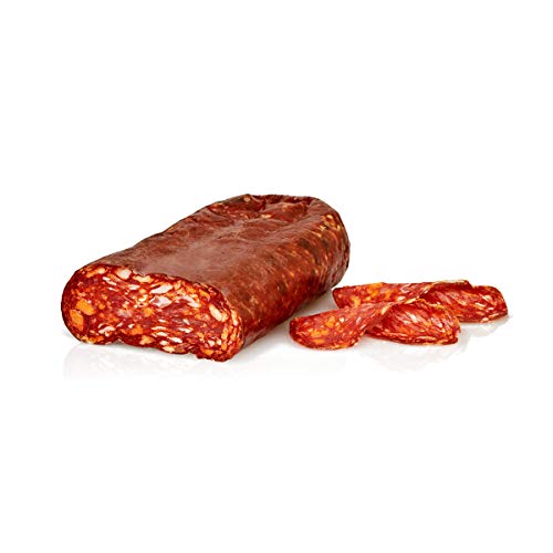 Spianata Piccante Calabrese Salumi Pasini® Pikante flache Rohwurst aus Kalabrien | Hälfte | 900 g | Würziger Geschmack | Für Aperitifs Cover