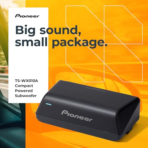 Pioneer TS-WX010A Under-Seat Subwoofer – 160W Max, Pre-Loaded, Built-in Amp for Easy Bass Upgrade, Enclosure Included, Amp Included, High-Level Input, Works with Most Factory or aftermarket radios - Image 3