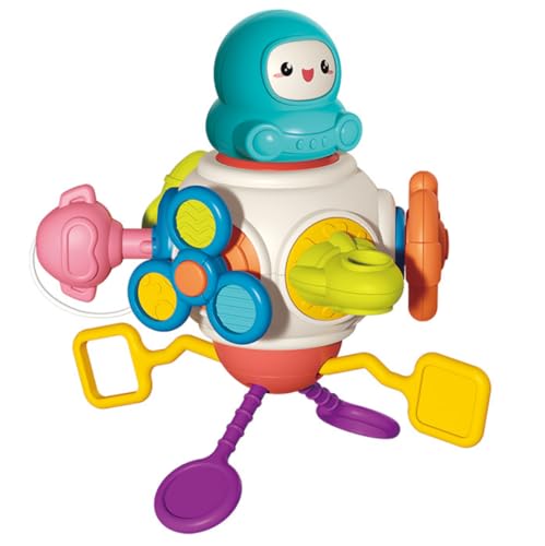 Grotryphy MOONTOY Space Busy Cube - 8-in-1 Montessori Toy | Sensory Development & Quiet Design | Fine Motor Skills & Anxiety Relief for Autism/ADHD Kids