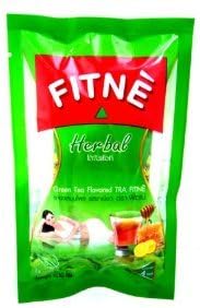 4 TEA Bags Fitne Herbal Infusion Green Tea Flavor Slimming Weight Loss Control Made in Thailand