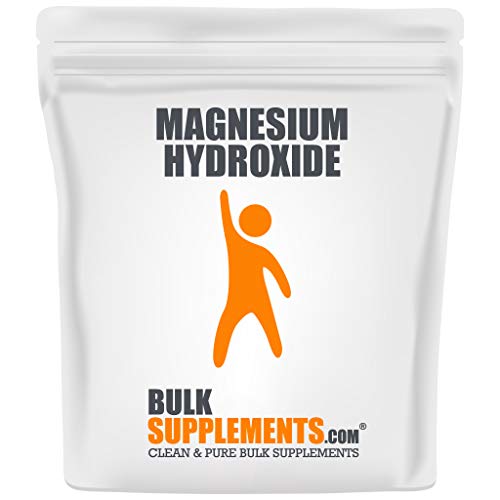 BulkSupplements.com Magnesium Hydroxide Powder - Colon Support - Magnesium Supplement - Mild Laxative (1 Kilogram - 2.2 lbs)