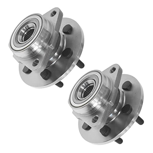 Front Wheel Hubs & Bearings Pair Set Of 2 For Dakota Durango 4Wd 4X4 #TOP2