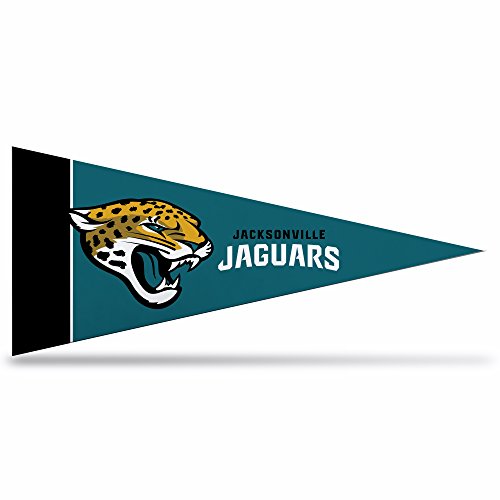 Rico Industries NFL Jacksonville Jaguars 8-Piece 4-Inch by 9-Inch Classic Mini Pennant Décor Set