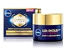 NIVEA Luminous 630 Anti Dark-Spot Night Cream (50ml), Dark-Spot Correcting Night Face Cream, Revitalises Skin Complexion with Hyaluronic Acid