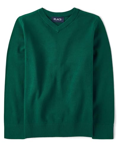 Image of The Children's Place Boys' Long Sleeve V-Neck Pullover Sweater