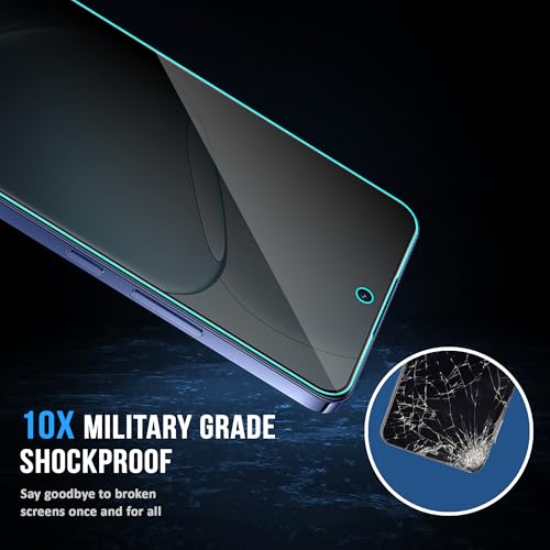 Image of FIRST MART Privacy Tempered Glass for Oppo F31 Pro Plus, 2 Pack | Anti-Spy 9H Screen Protector, Edge-to-Edge, Case-Friendly, Scratch Resistant, Bubble-Free