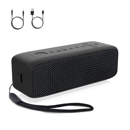 JUOVI Bluetooth Speaker,20W Stereo Sound,Wireless Speaker with Bluetooth 6.0,24H Playtime,IP68 Waterproof Shower Speaker,TWS Pairing, Support TF Card,AUX 3.5mm Input,Speaker for Home,Outdoor,Travel