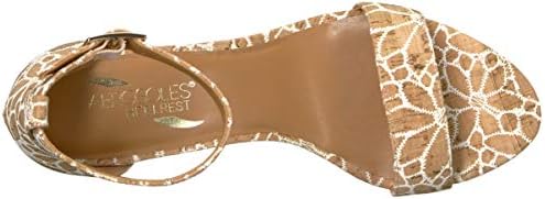 Aerosoles Women's Bird of Paradise Heeled Sandal, Cork Combo, 9.5 M US | Image 4