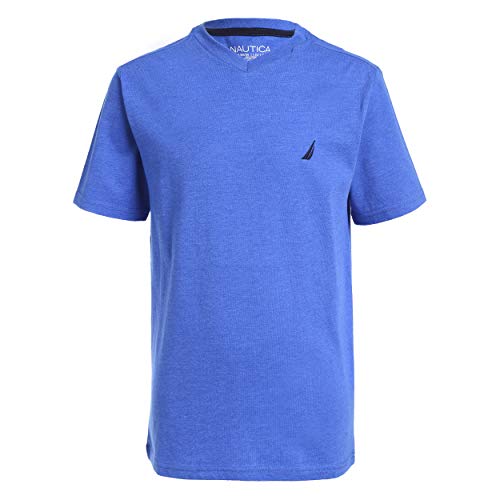 Image of Nautica Boys Short Sleeve Solid V-Neck Tee Shirt