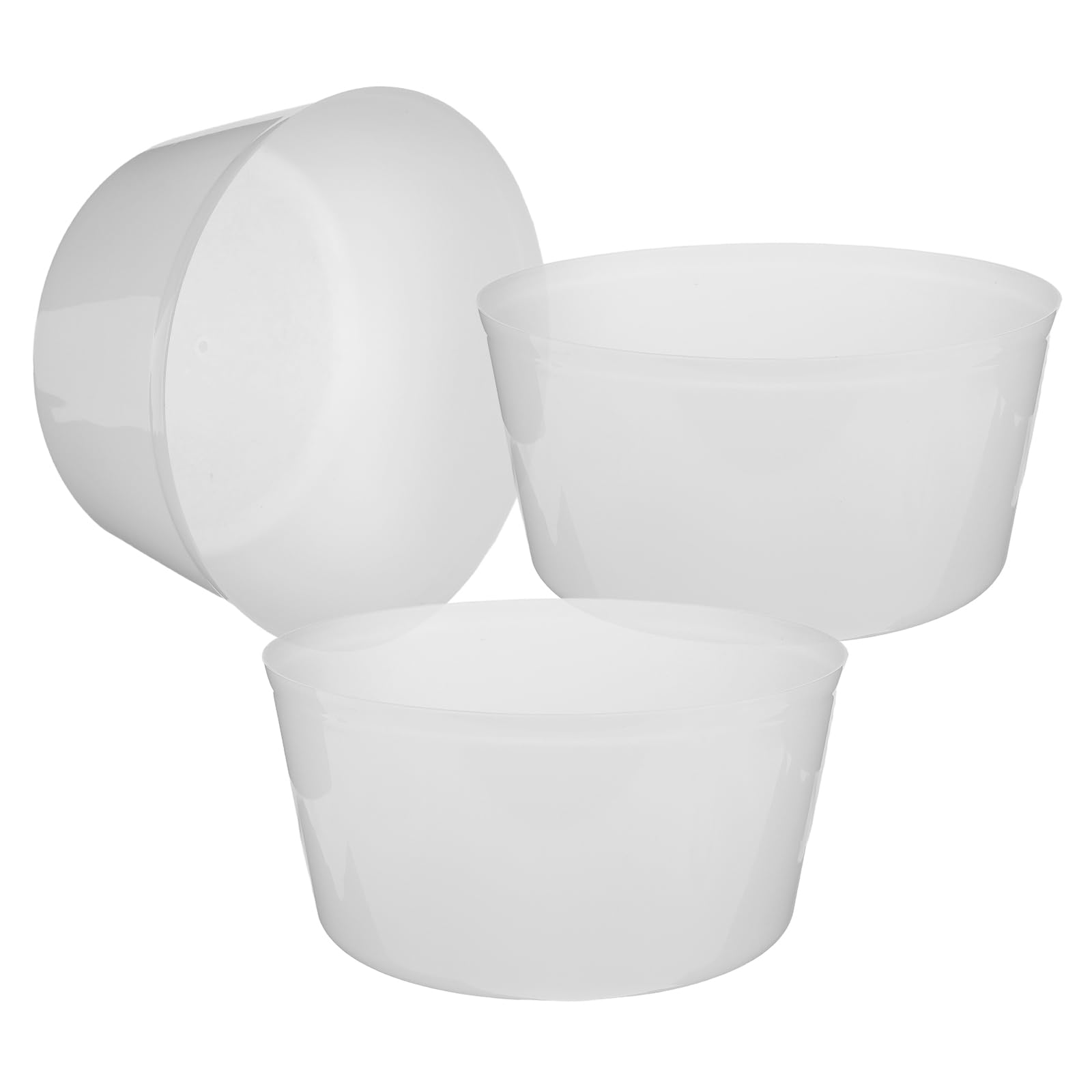 DECHOUS 3pcs Plastic Sauna Barrel Liners 4l Foot Bath Insert, Replacement Spa Foot Soaking Bucket Accessories for Home Sauna Equipment