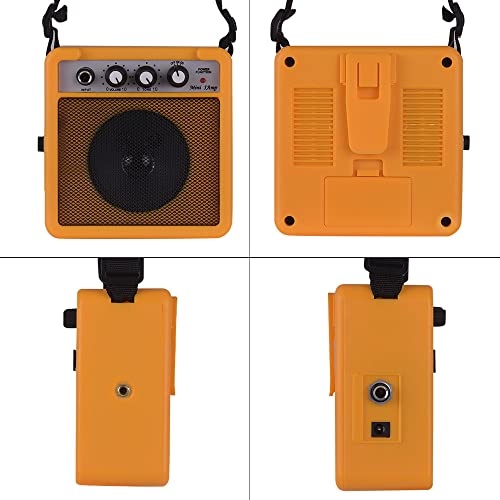 KOCAN Mini amplificateur de guitare 5W, haut-parleur avec entrées 3.5mm et 6.35mm, sortie 1/4 pouces, prend en charge le réglage du Volume et de la tonalité, Overdrive,ampli guitare ampli guitare acou - Les Beatles, Paul McCartney, John Lennon, RIngo Starr, George Harrison KOCAN Mini amplificateur de guitare 5W, haut-parleur avec entrées 3.5mm et 6.35mm, sortie 1/4 pouces, prend en charge le réglage du Volume et de la tonalité, Overdrive,ampli guitare ampli guitare acou – Image 6