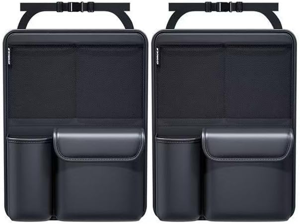 Organizador Maletero para Land Rover Range Rover Sport III 2025 2024 2023 2022, Piel Bolsa de Almacenamiento Suspendida Asiento Trasero Orden de Coche Accesorios Interior Contenedor,2pcs