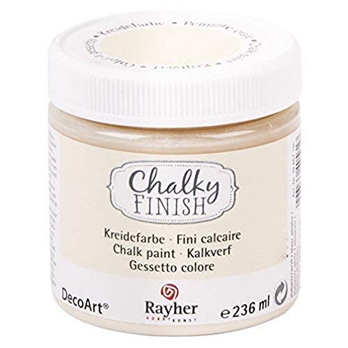 Rayher Pintura a la tiza Chalky Finish, blanco cuarzo,...