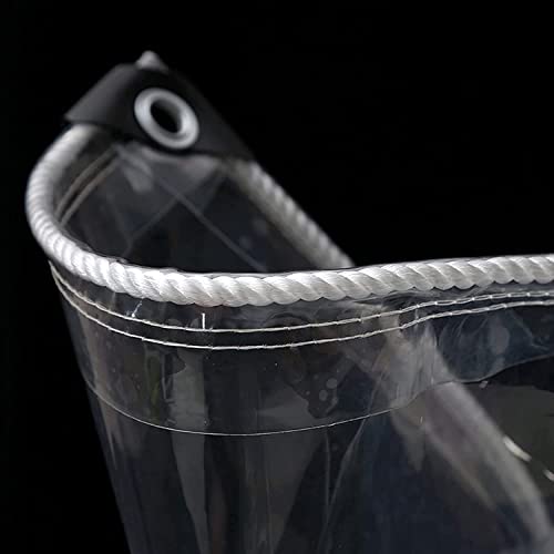 Lona transparente para terraza impermeable y toldo protector de lluvia 5