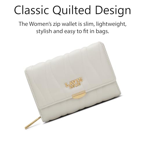 Image of Lavie Luxe Women's Lucie Emboss Medium Trifold Wallet | Gift for Women