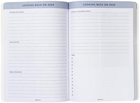 Busy B Everyday Diary January to December - A5 Pink Week to View Planner with Notes 2052 2021 Lilac