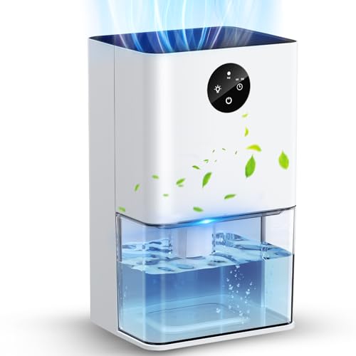 Consejos para Comprar Deshumidificador Walmart para comprar online. 46 Deshumidificador 1800 ML, Silencioso Portátil Deshumidificador Para La Humedad, Potente Deshumidificación, Temporizador, 7 Colores Luz, Para Dormitorio, Cuarto, Baño,...