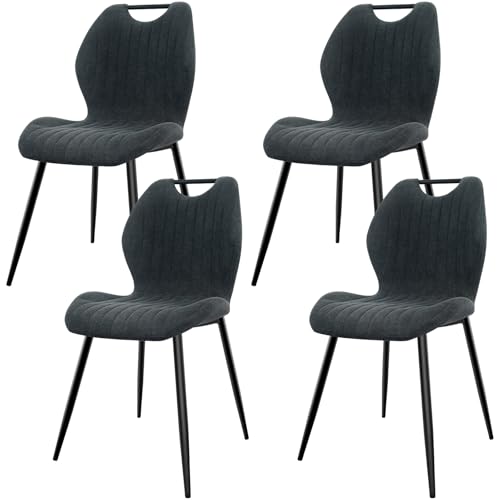 Sillas Comedor Pack 4 Tela Marca JIJIAN