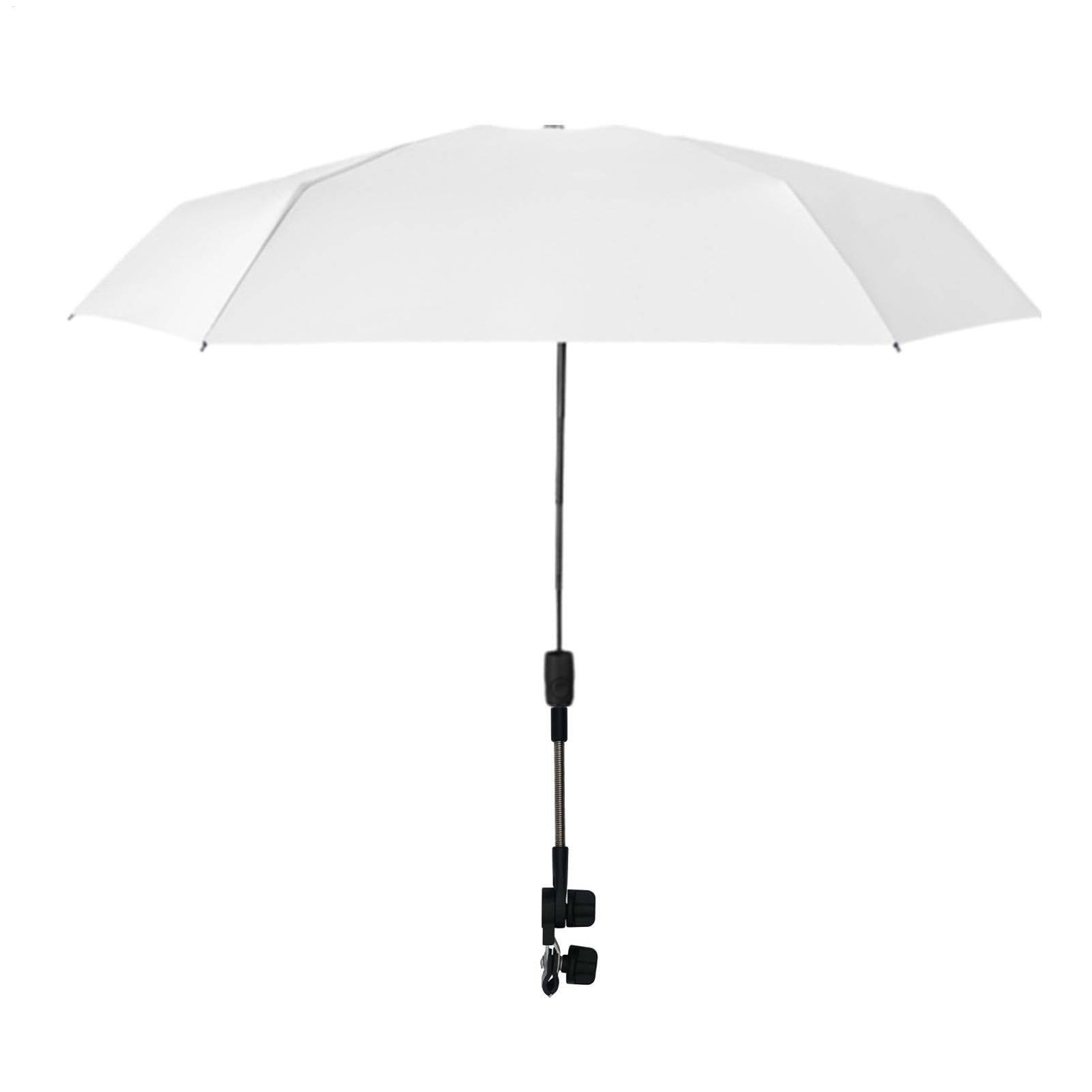 Dtaigou Baby Stroller Umbrella,Stroller Umbrella 360° Adjustable Stroller Sun Shade | UPF 50+ UV Protection, Pushchair Sun Parasol, Chair Umbrella for Pushchair Pram, Beach Chairs