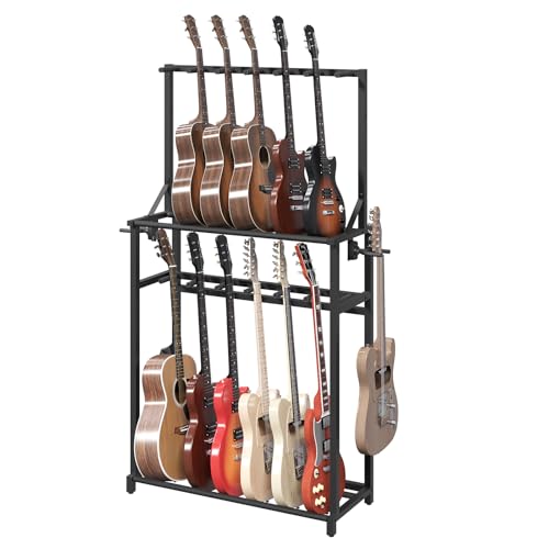 MAHANCRIS Guitar Stand, Multiple Guitar Rack Holder for Various Instruments, Multi-Instrument Holder...