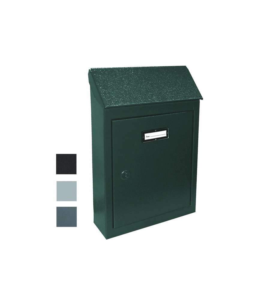 Vigor Cassetta per Lettere Lamiera Nr. 3, Grigio, 20 x 6 x 30 cm