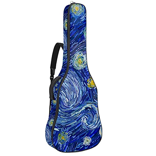 Housse guitare classique et folk antichoc avec bandoulière réglable espace