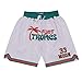 Produktbild Kekambas Herren 33 Jackie Moon Sport Pants Flint Tropics Semi Pro Movie Basketball Shorts genäht, Herren, Weiß, XX-Large