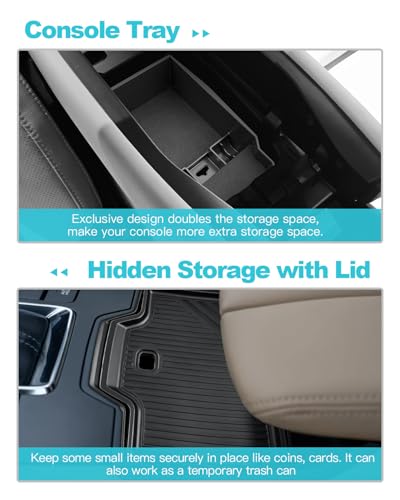 Image of CDEFG 2Pcs for 2026 Mazda CX5 Center Console Organizer Tray