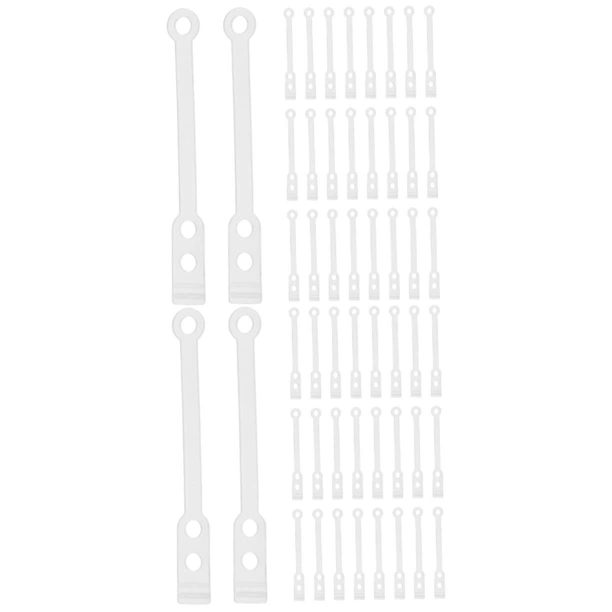 HAPINARY 2sets Spiral Rods for Spiral Curls Hair Roller Elastic Bands Set for Short Hair 35pcs*2