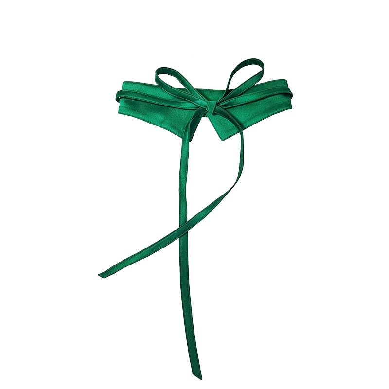 woman obi belt for dress wide Waspie Corset Belt lace-up satin black waist Belt for ladies2