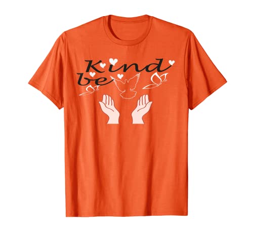 Día de la unidad naranja corazón Be Kind anti bullying regalo Camiseta
