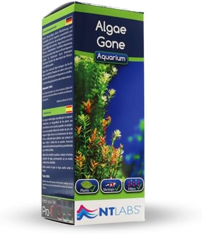 Image showcasing NT Labs Aquarium Algae Gone, Powerful Algae Treatment, Clarifies Green ...