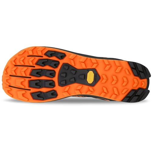 ALTRA Men's Lone Peak 9+, Black/Orange, 10.5 US3