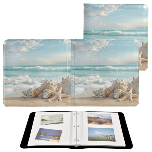 Álbum de Fotos Adhesivo DIY, Álbum para Recortes con Encuadernación de 3 Anillas, Libro de Fotos para Recuerdos, 40 Páginas, Tamaño 8x10, Cubierta de Poliuretano miniatura 2