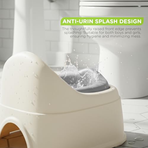 Image of Baybee Pebble Baby Potty Seat for Kids with Back Support | Portable Toilet Trainer Seat with Removable Tray & Non Skid Base | Western Toilet Chair | Potty Training Seat for Kids 1 to 5 Years (Grey)