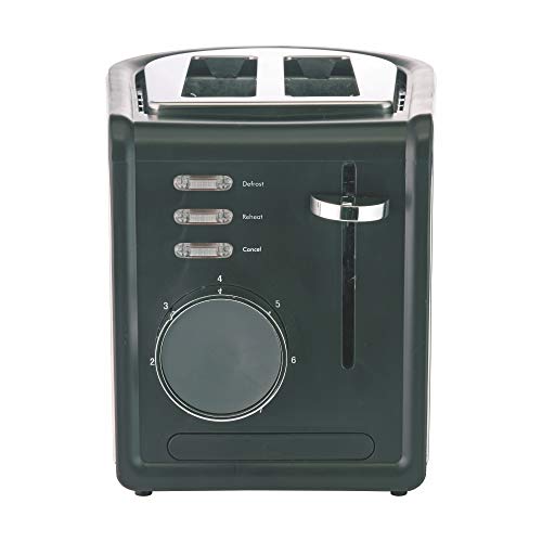 Borosil 850W Krispy Pop-up Toaster | 2 Slice Automatic Pop up | Toasting, Reheating & Defrosting Options | Removable Bread Crumb Tray | 7 Temprature Settings | Cord Winder | 2 Years Warranty view 2