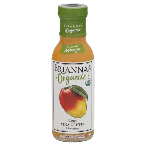 Bria​n​na's Organic Tropical Mango Dressing 10 oz (Pack of 6)