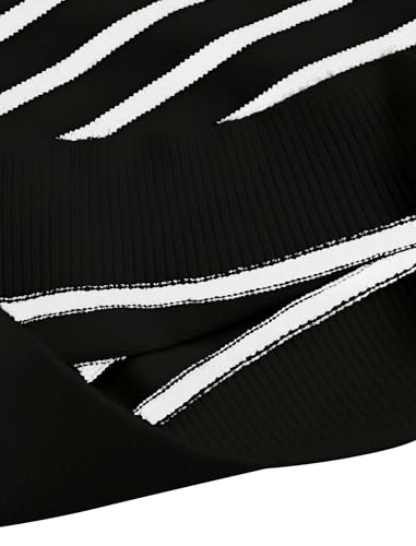 Image of ZAFUL Women's Cropped Sweater V-Neck Long Sleeve Pullover Jumper Knit Top | Crop Length, Ribbed Knit, Double V design, White sweater, Raglan sleeves, lantern sleeve, Fall & Winter, Loose fit, Oversized