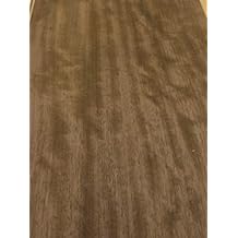 Bubinga Smoked Fumed Figured Wood Veneer 6" x 10" raw no Backing 1/42" Thickness