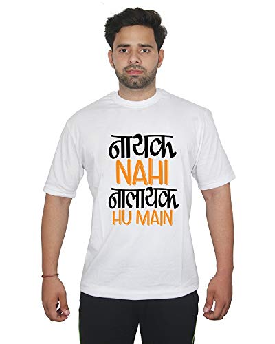Amihart Nayak nhi Nalayak hu Main Cottonblend Half Sleeve T-Shirt