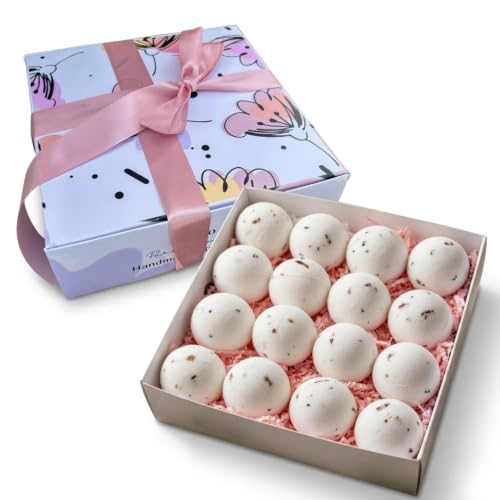 Lu.Flo Boules de Bain Femme 16x60 g, Coffret Cadeau aux