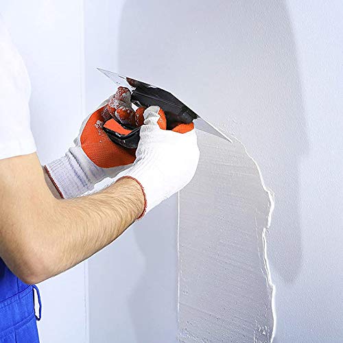 2 PCS Finishing Trowel Masonry 11”x 4-3/4”Trowel Concrete Tool Stainless Steel Plastering Trowel with Soft Grip Handle, Trowel Garden Tool for Tile, Brick, Concrete, Plaster