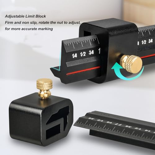 Calibre de Marcado Ajustable Hidyliu para resolver mediciones complejas en madera 2