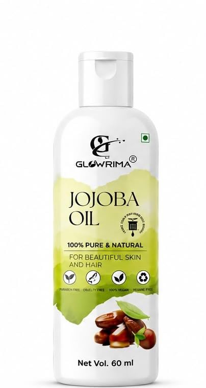 100% Pure Jojoba Oil 60ML For Rapid Hair Growth, Anti Hair Fall, Split Ends & Promotes Softer & Shinier-image-20