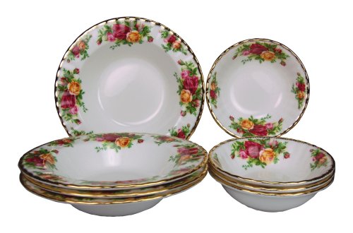 Amazon.com: Royal Albert Old Country Roses 8-Piece Bowl Set : Home