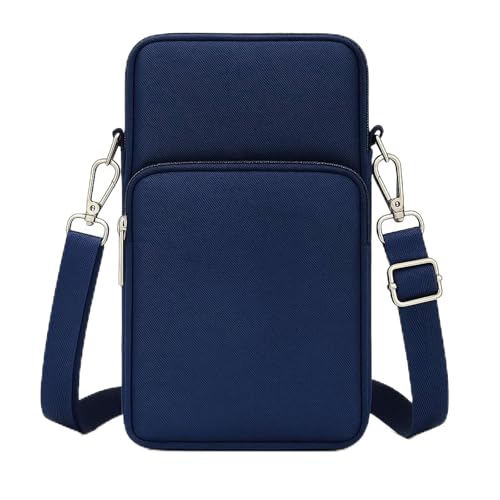 Bolsa transversal para celular feminina, bolsa de ombro pequena com vários bolsos, mini carteira para celular, bolsa de compras